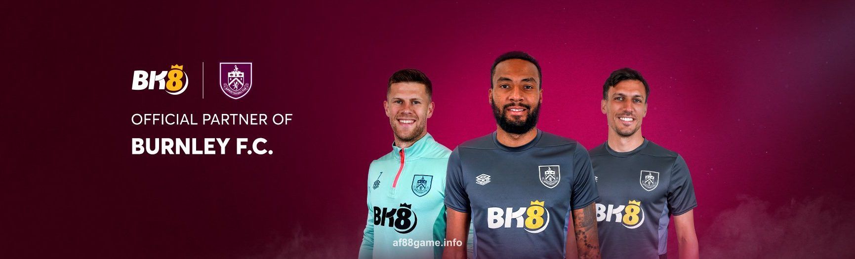 BK8 Đối tác chính thức của Burnley FC
